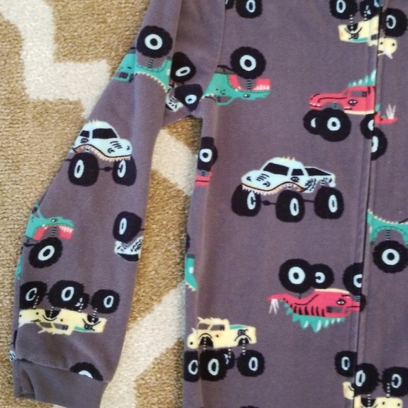 COPY - Carter's Monster Trucks One Piece Pajamas … - Picture 4 of 4